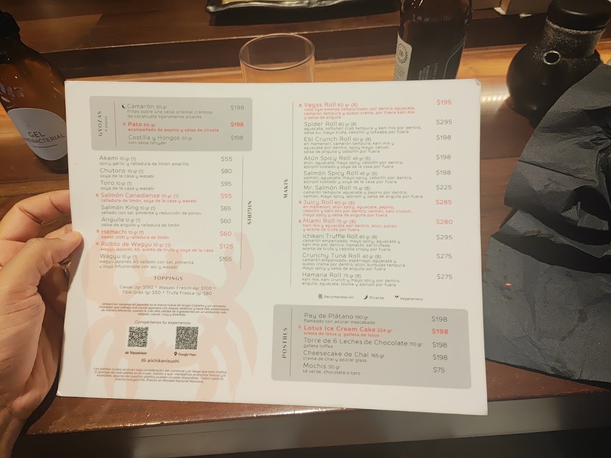 Ichikani Vasconcelos Menu - Image 4